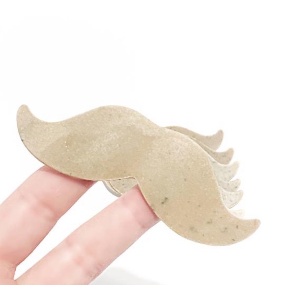 Mini hipster moustache paper soap set - Picture 2 of 4